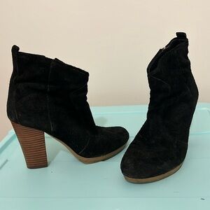 Black Suede booties